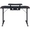 Lorell Gaming Desk, w/Monitor Shelf/Hooks, 48"x26"x36", Black LLR84393 - alternate 10
